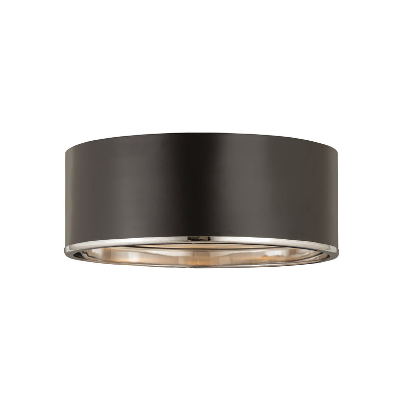 Z-Lite - 2303F4-MB-CH - Four Light Flush Mount - Arlo - Matte Black + Chrome