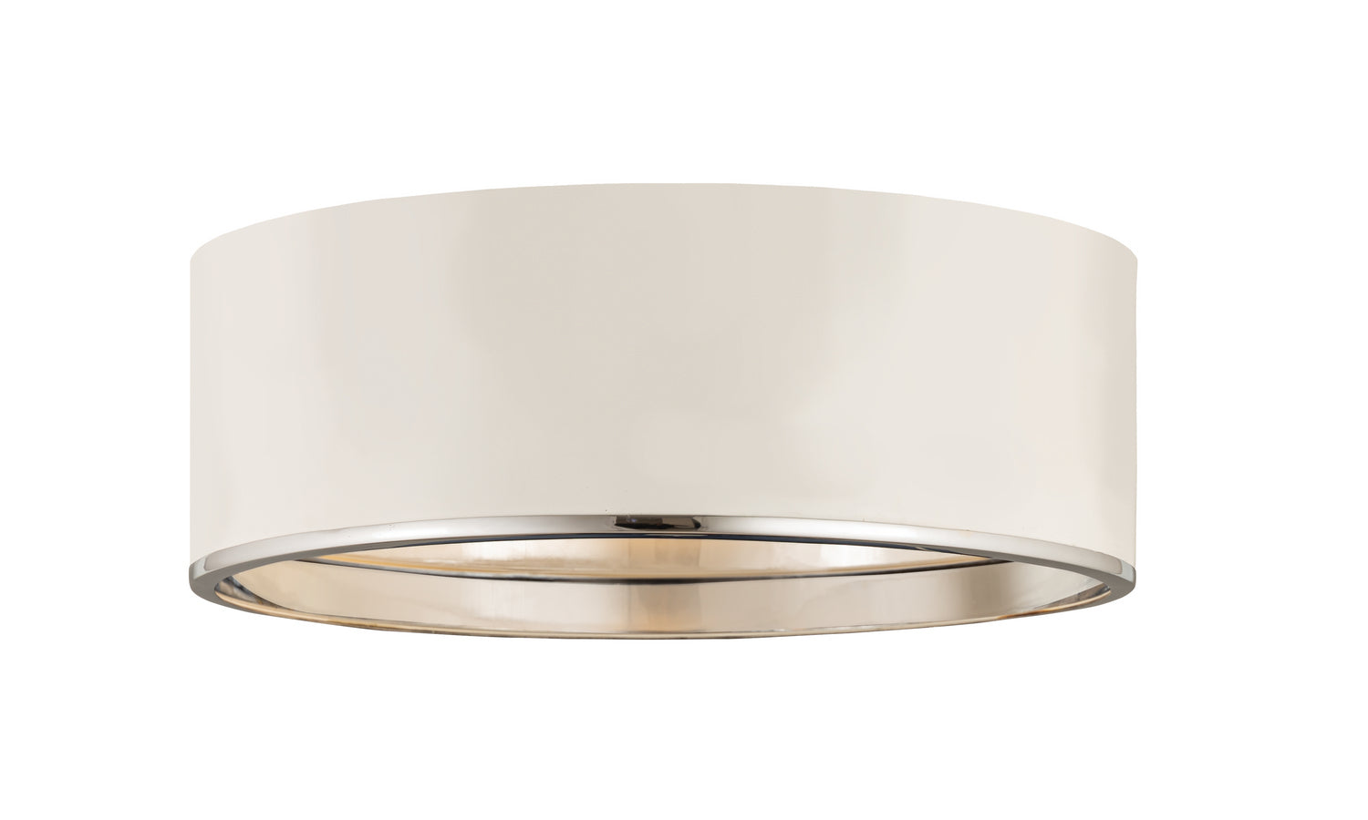 Z-Lite - 2303F4-MW-CH - Four Light Flush Mount - Arlo - Matte White + Chrome