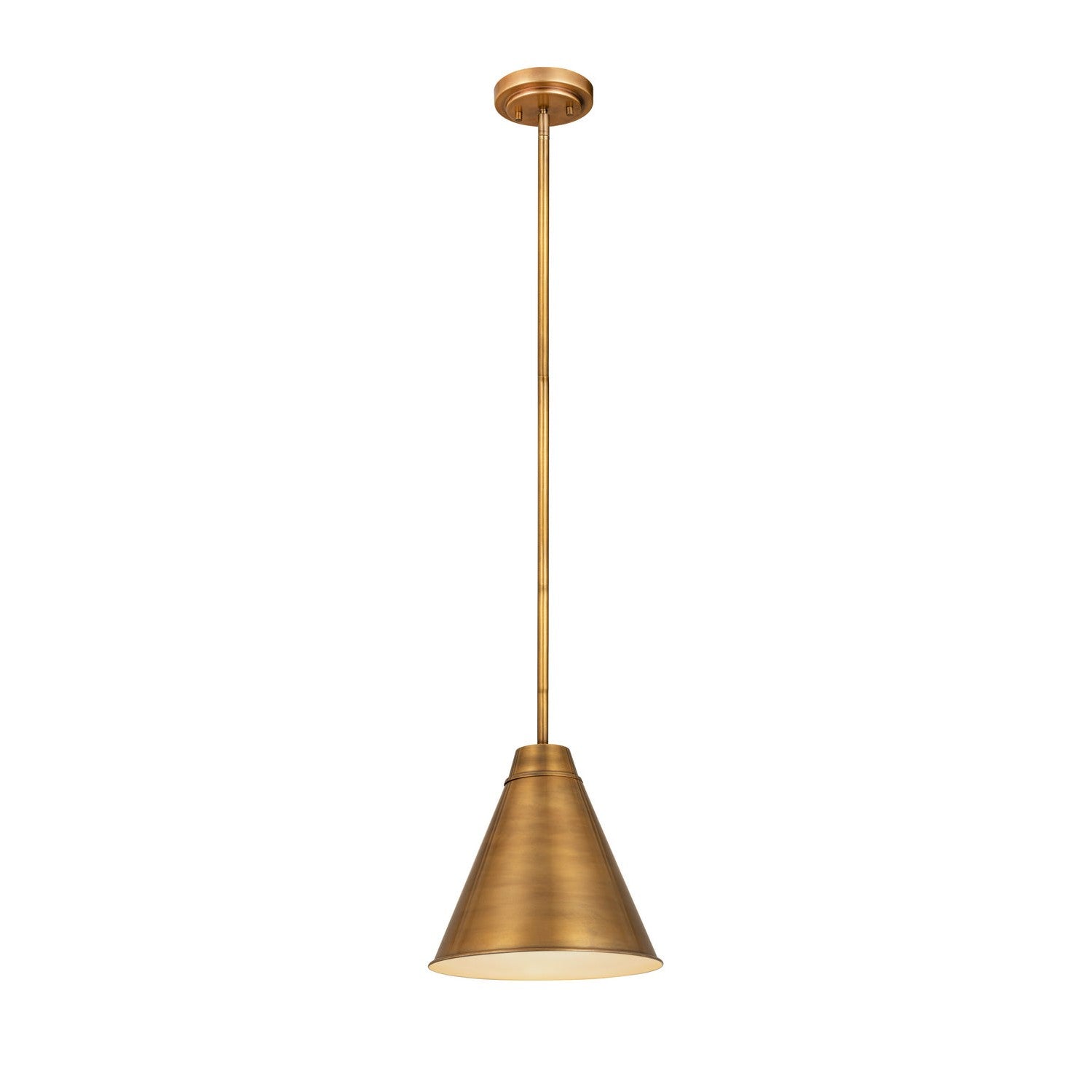 Z-Lite - 6011P12-RB - One Light Pendant - Eaton - Rubbed Brass