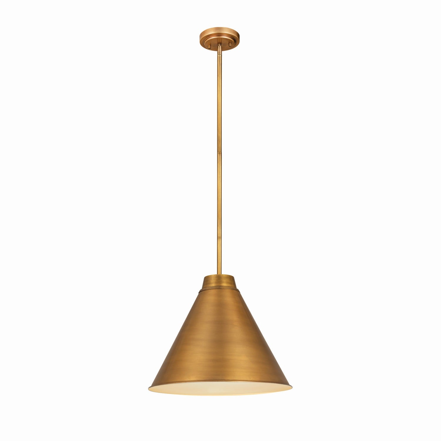 Z-Lite - 6011P18-RB - One Light Pendant - Eaton - Rubbed Brass