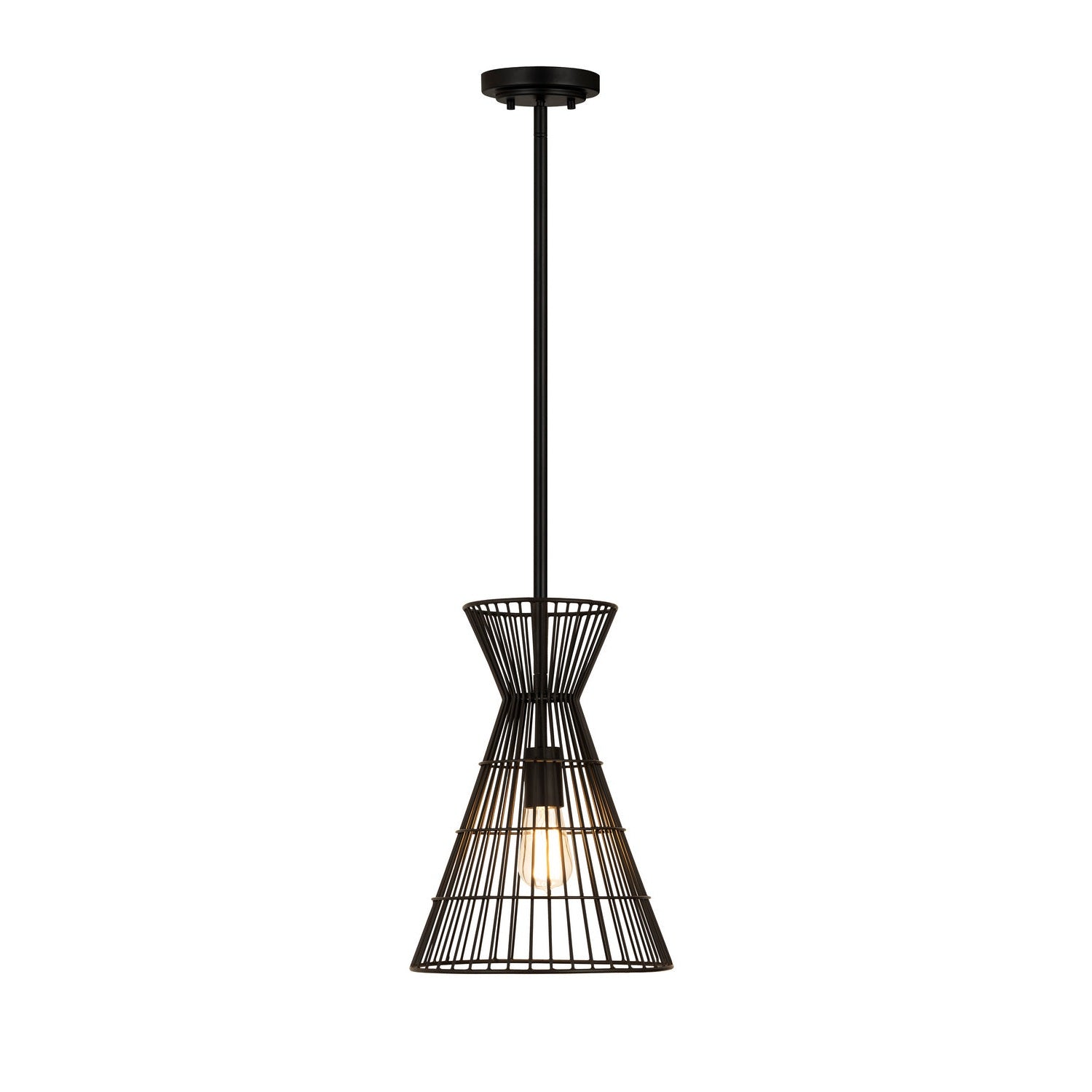 Z-Lite - 6015MP-MB - One Light Pendant - Alito - Matte Black