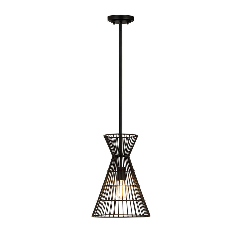 Z-Lite - 6015MP-MB - One Light Pendant - Alito - Matte Black