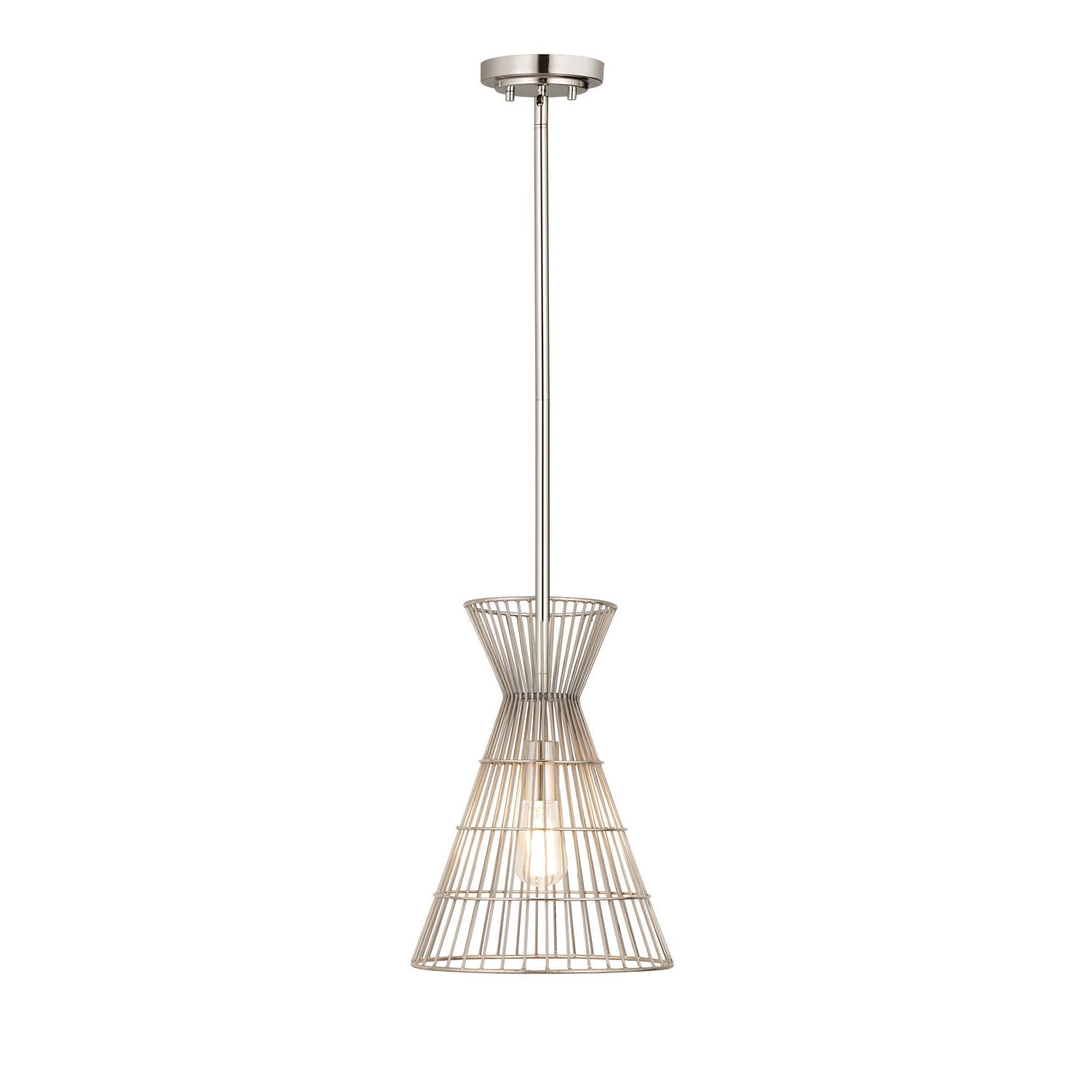 Z-Lite - 6015MP-PN - One Light Pendant - Alito - Polished Nickel
