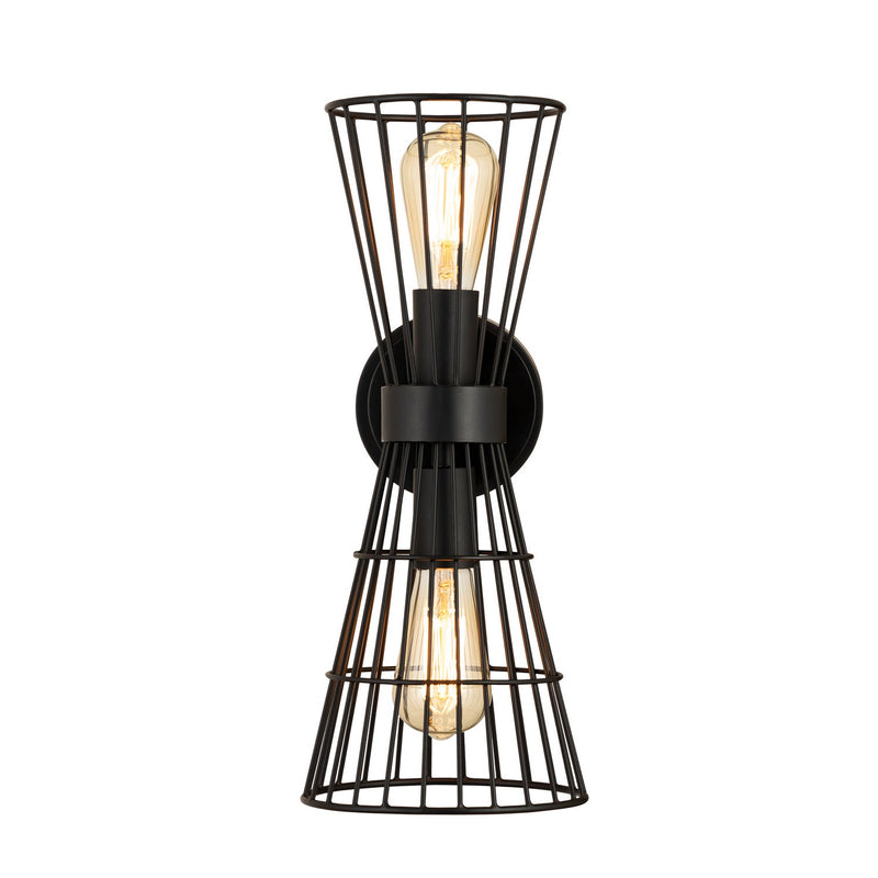 Z-Lite - 6015-2S-MB - Two Light Wall Sconce - Alito - Matte Black