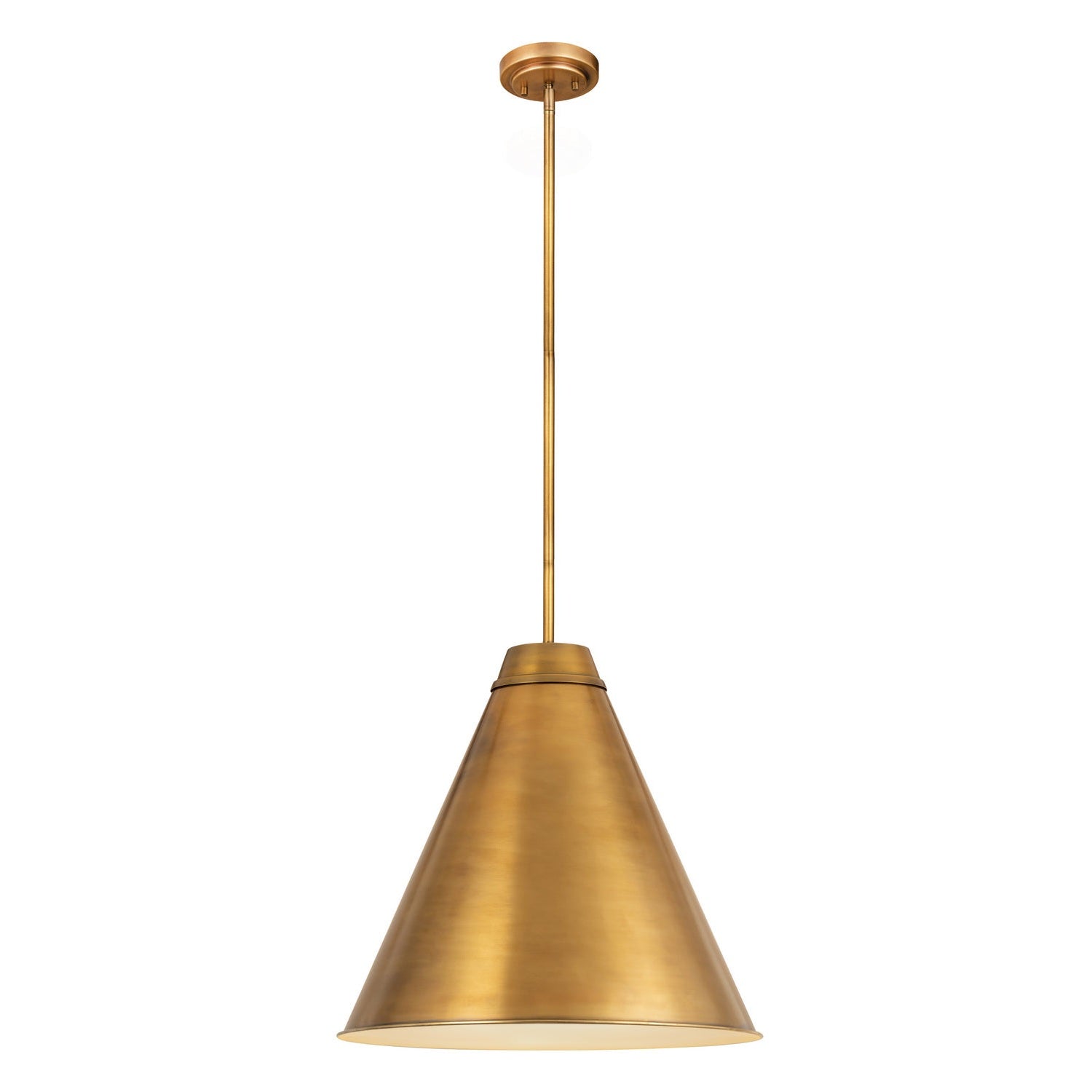 Z-Lite - 6011P24-RB - One Light Pendant - Eaton - Rubbed Brass