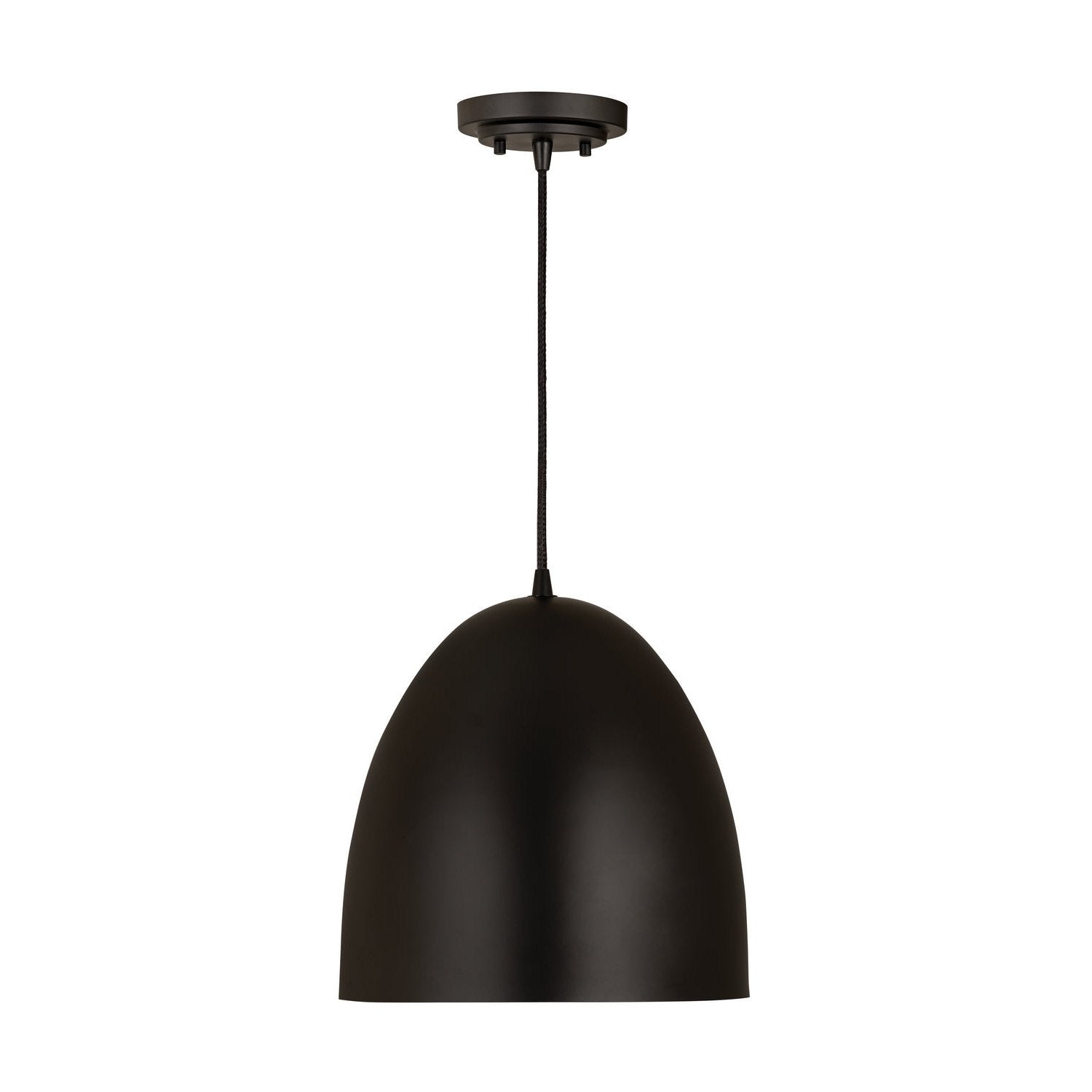 Z-Lite - 6012P12-SBK - One Light Pendant - Z-Studio - Satin Black
