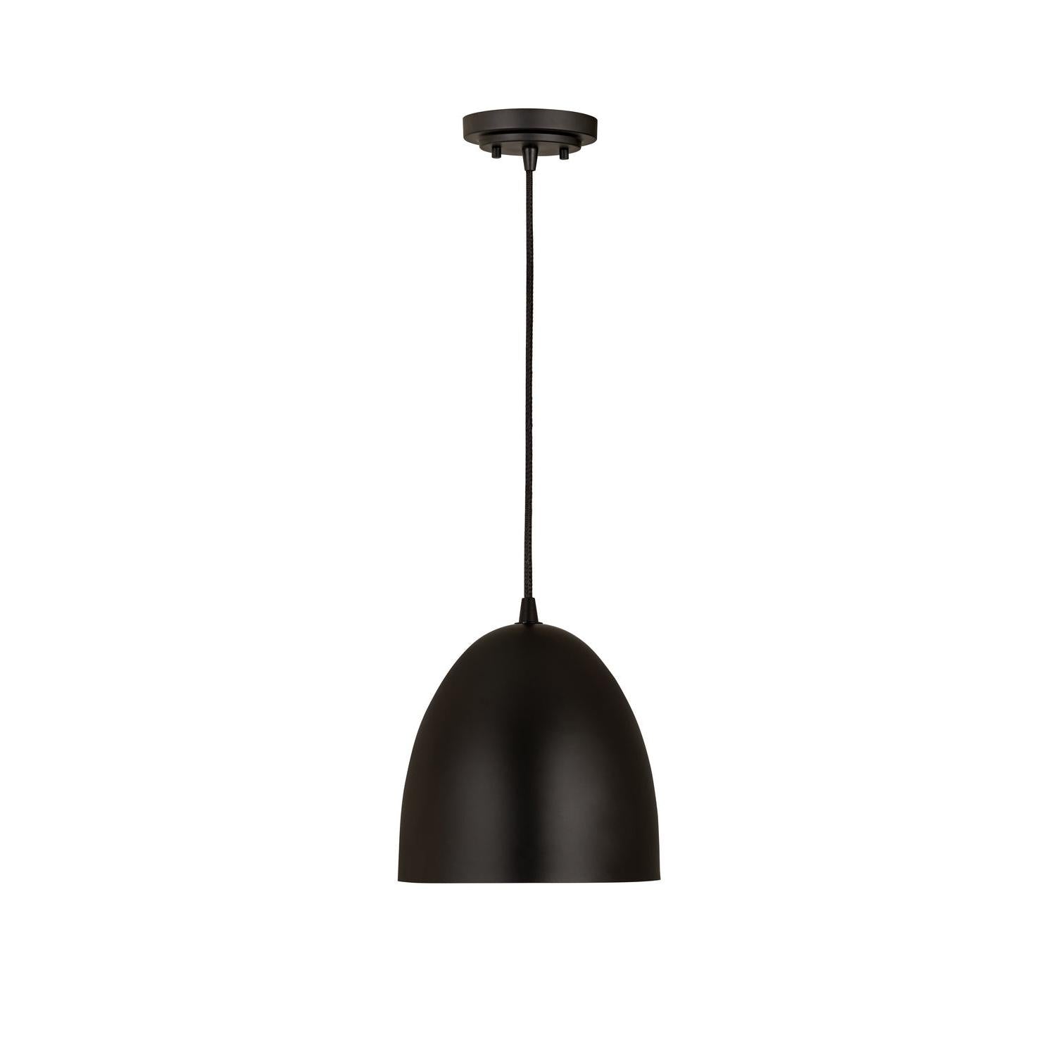 Z-Lite - 6012P9-SBK - One Light Pendant - Z-Studio - Satin Black