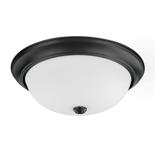 Capital Lighting - 214731MB - Three Light Flush Mount - Bates - Matte Bl,ack