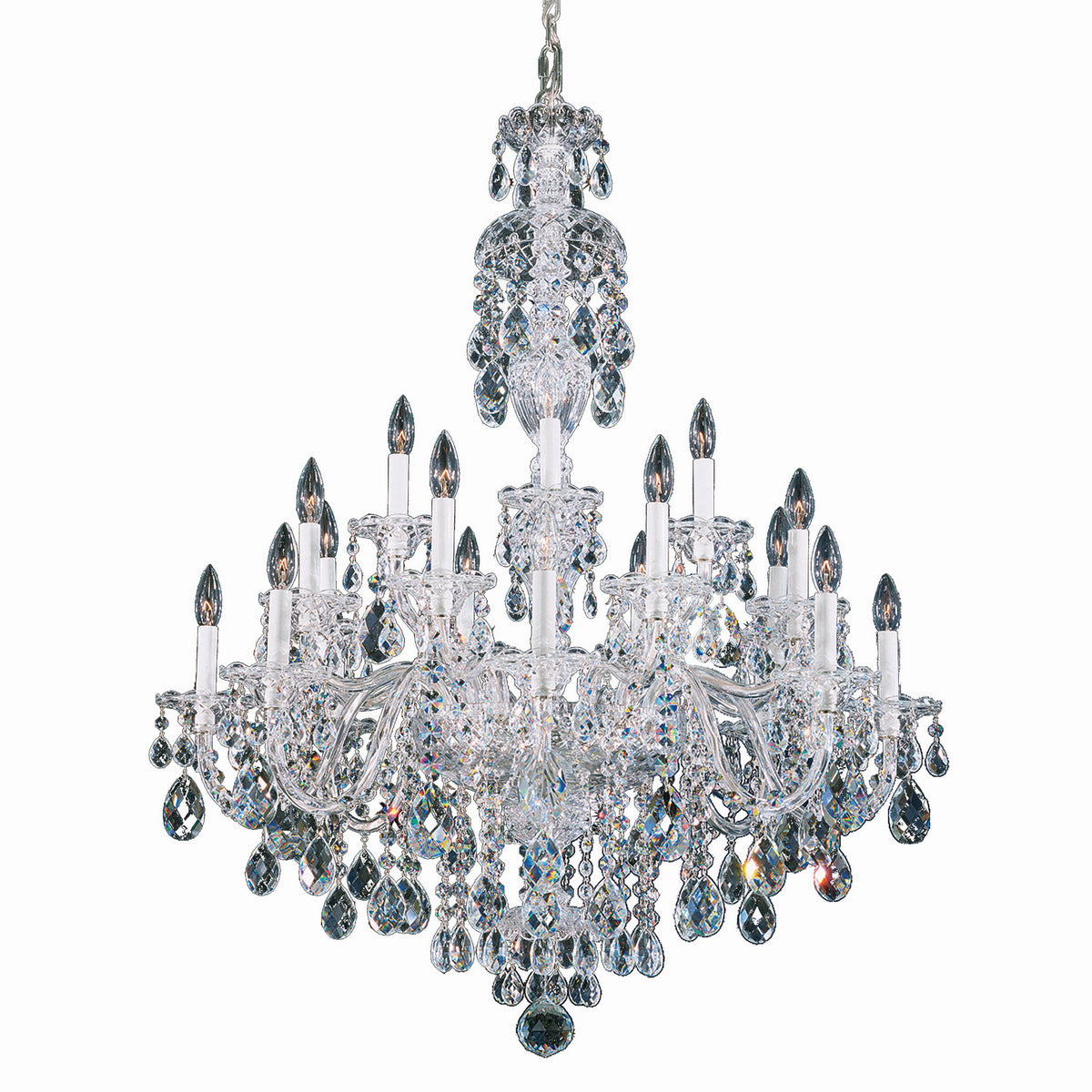 Schonbek - 2998-40A - 20 Light Chandelier - Sterling - Silver