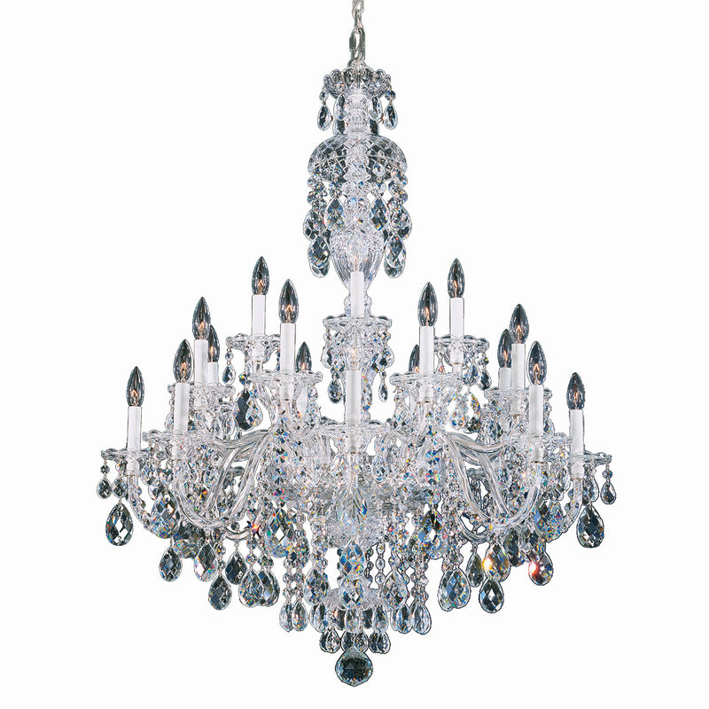 Schonbek - 2998-40A - 20 Light Chandelier - Sterling - Silver