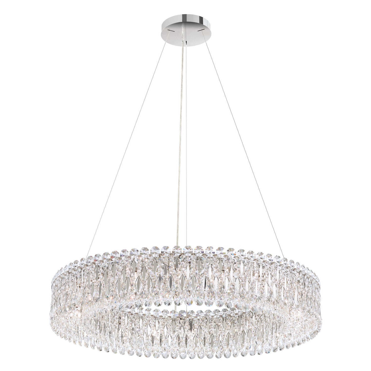 Schonbek - RS8349N-401H - 18 Light Pendant - Sarella - Polished Stainless Steel