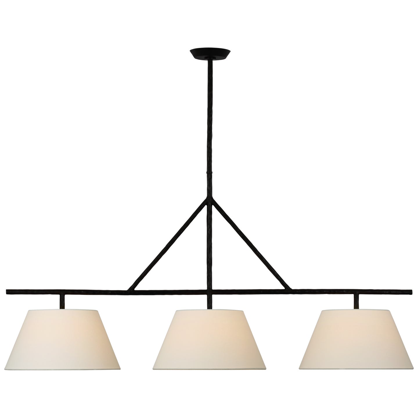 Visual Comfort Signature - SK 5700AI-L - LED Linear Pendant - Collette - Aged Iron