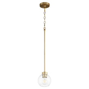 Quorum - 3317-80 - One Light Pendant - VolÔøΩÔøΩn - Aged Brass