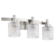 Quorum - 5184-3-65 - Three Light Vanity - Stadium - Satin Nickel