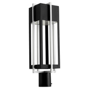 Quorum - 713-22-69 - LED Outdoor Post Mount - Al Fresco - Textured Black w/ Brushed Aluminum