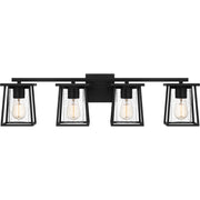 Quoizel - LDG8633MBK - Four Light Bath - Lodge - Matte Black