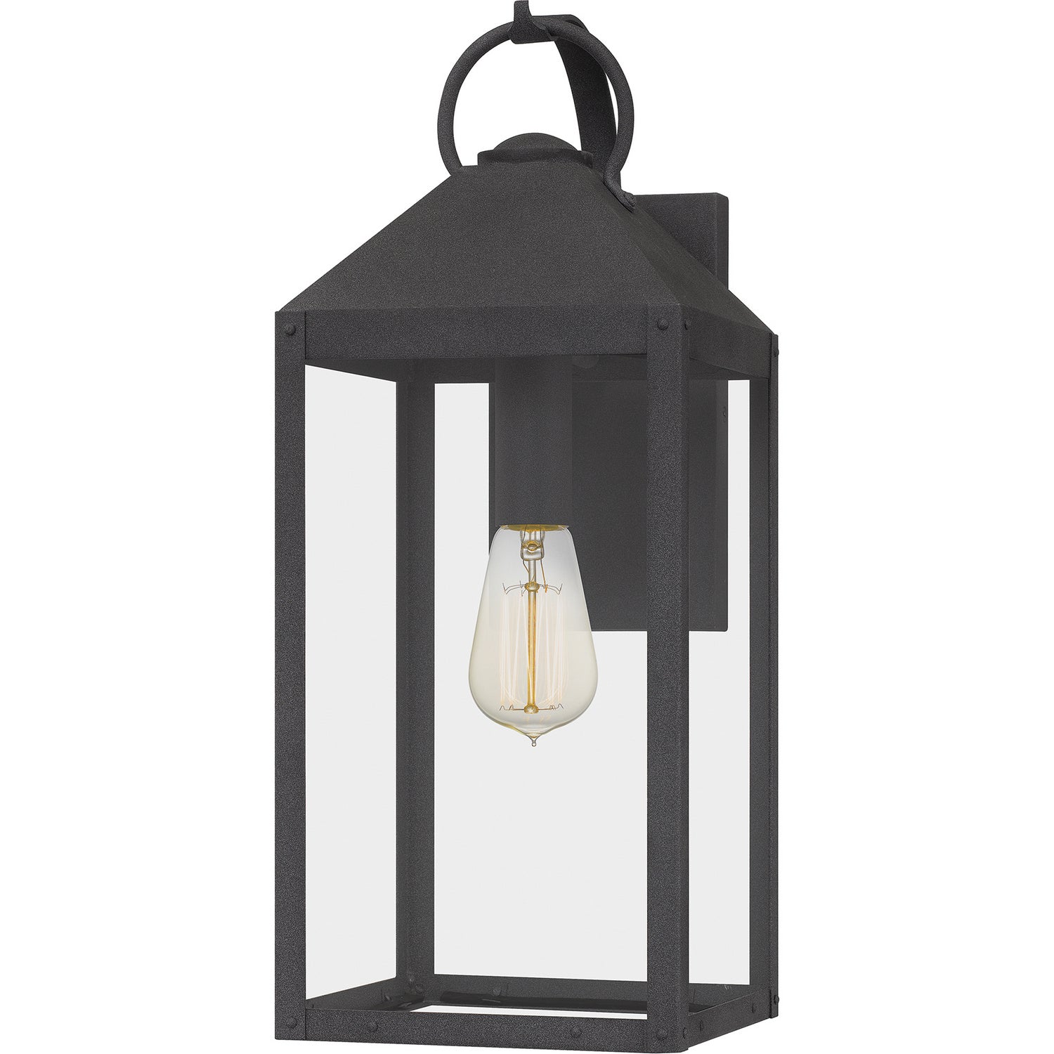 Quoizel - TPE8408MB - One Light Outdoor Wall Mount - Thorpe - Mottled Black