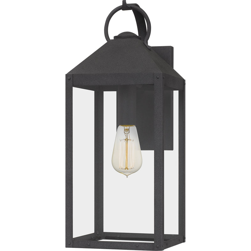 Quoizel - TPE8408MB - One Light Outdoor Wall Mount - Thorpe - Mottled Black
