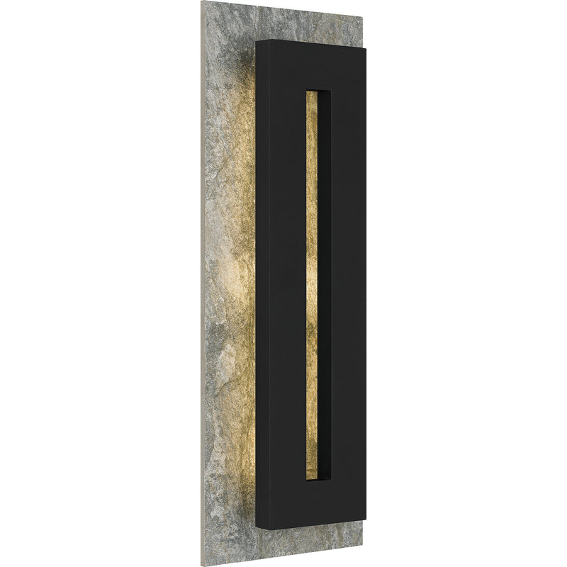 Quoizel - TTE8408EK - LED Outdoor Wall Mount - Tate - Earth Black