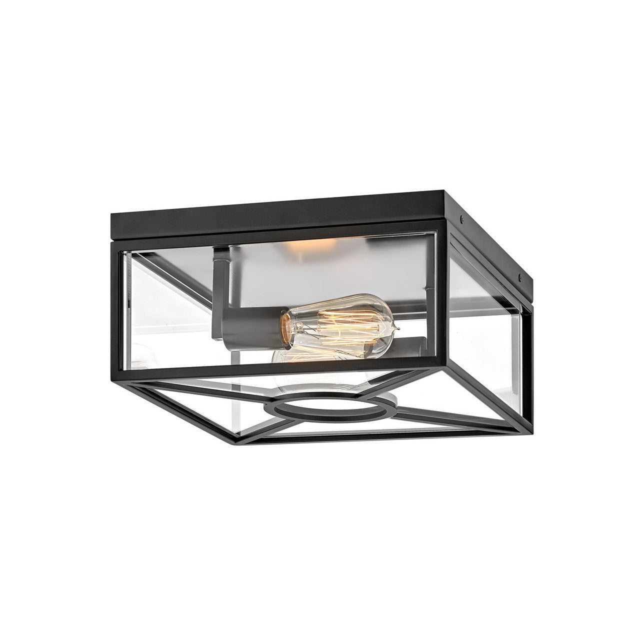 Hinkley - 18373BK - LED Flush Mount - Brixton - Black