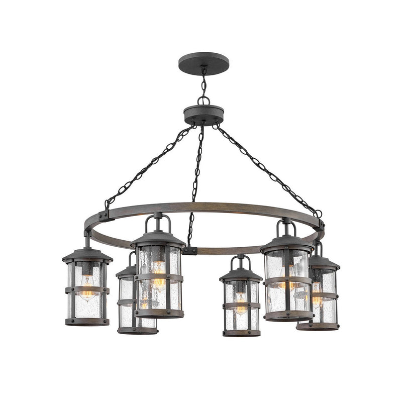 Hinkley - 2689DZ-LL - LED Chandelier - Lakehouse - Aged Zinc