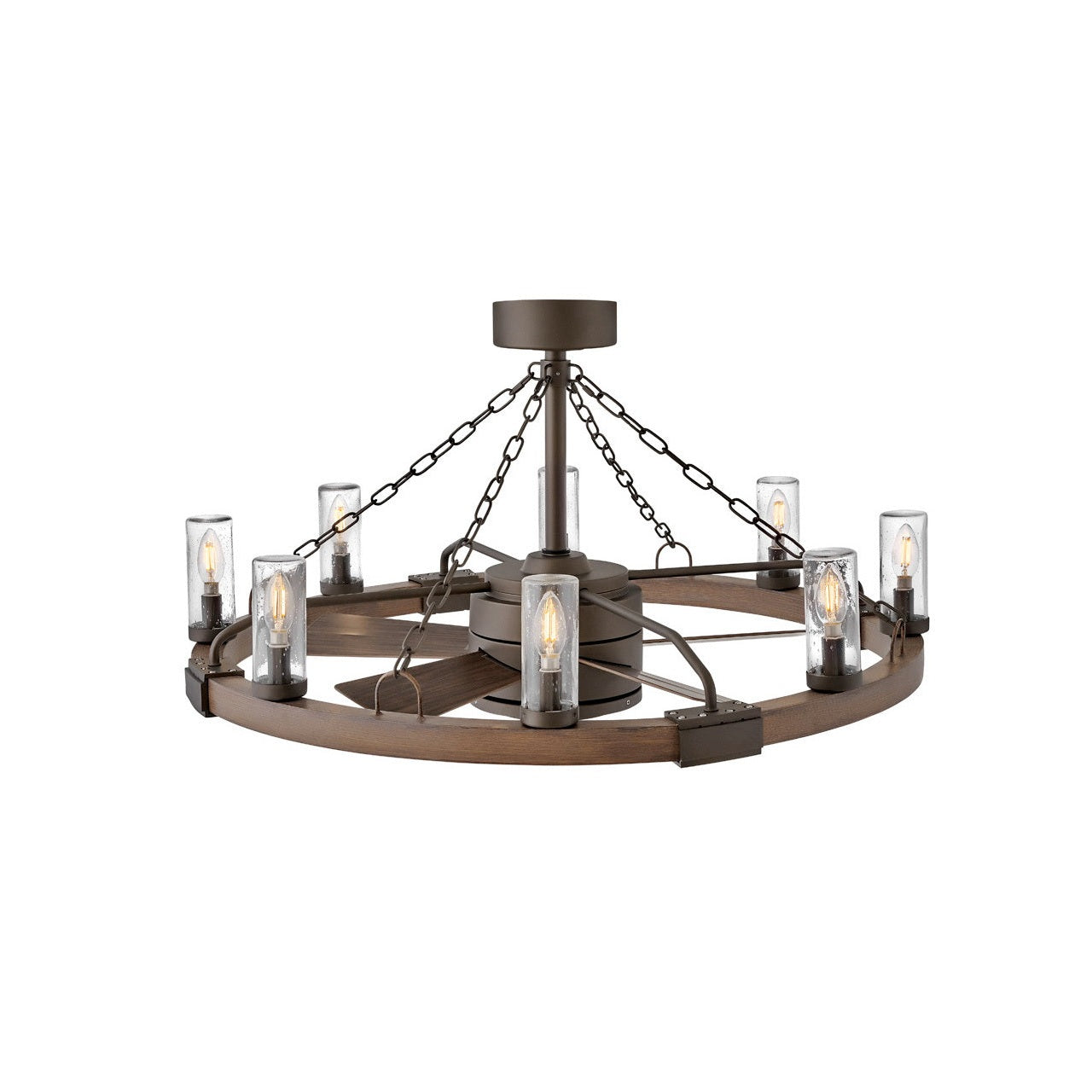 Hinkley - 902928FMM-LWD - 36" with 28" LED Fandelier - Sawyer - Metallic Matte Bronze