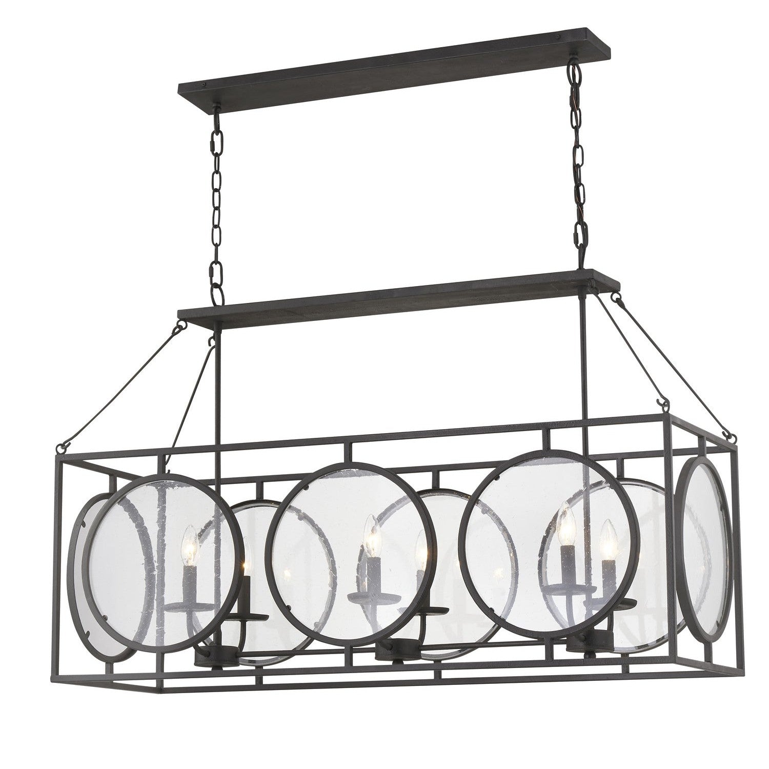 Forty West - 70647 - Six Light Bar Light - Fremont - Black