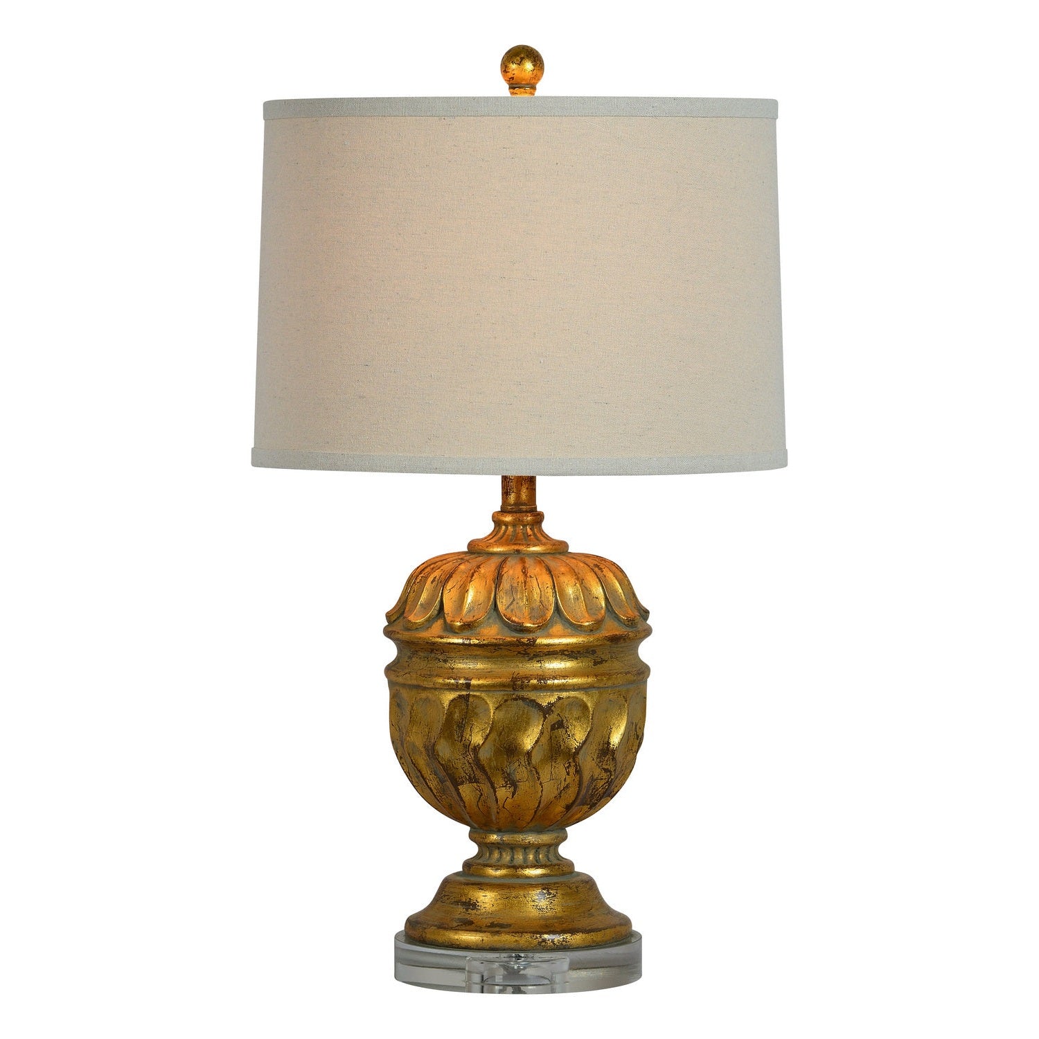Forty West - 70931 - One Light Table Lamp - Roland - Antique Gold