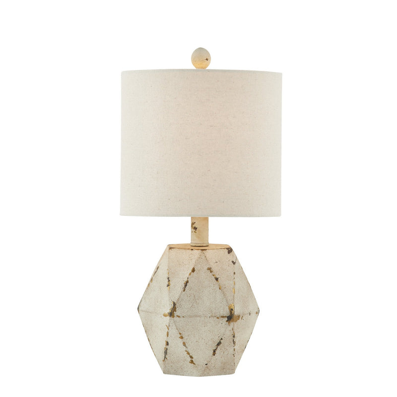 Forty West - 710229 - One Light Table Lamp - Markham - Washed White/Gold