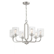 Craftmade - 54226-BNK - Six Light Chandelier - Collins - Brushed Polished Nickel