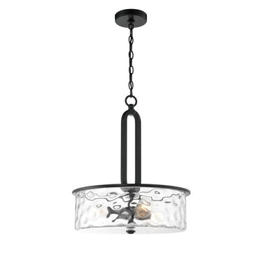 Craftmade - 54293-FB - Three Light Pendant - Collins - Flat Black