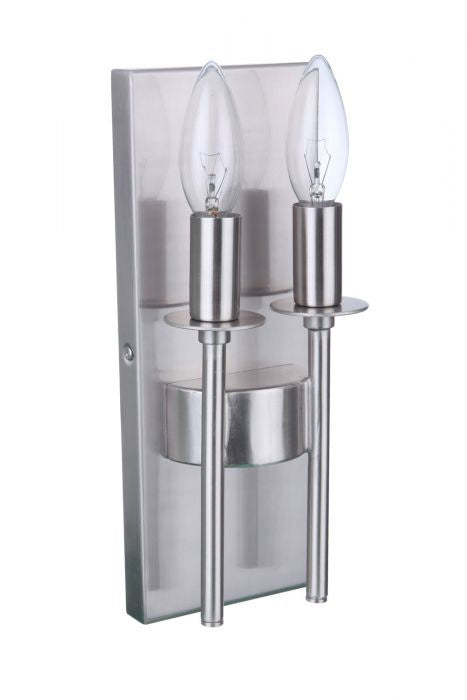 Craftmade - 54362-BNK - Two Light Wall Sconce - Larrson - Brushed Polished Nickel