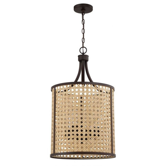 Craftmade - 54534-ABZ - Four Light Foyer Pendant - Malaya - Aged Bronze Brushed