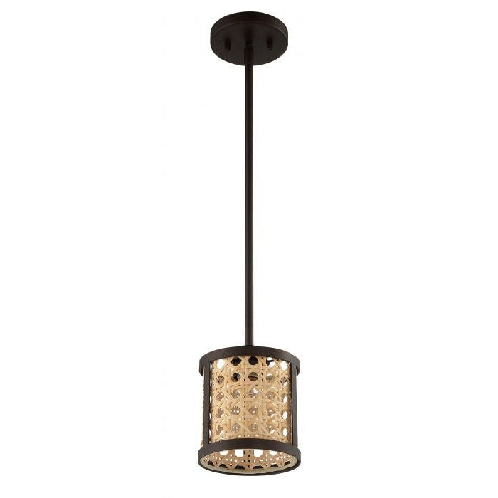 Craftmade - 54591-ABZ - One Light Mini Pendant - Malaya - Aged Bronze Brushed