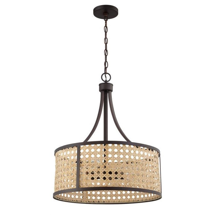 Craftmade - 54596-ABZ - Six Light Pendant - Malaya - Aged Bronze Brushed