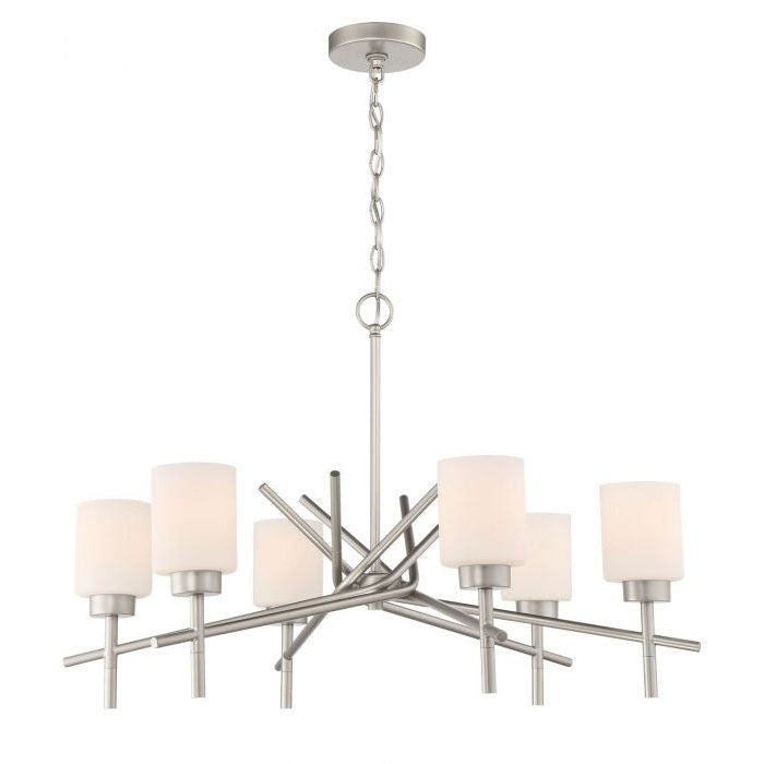 Craftmade - 54626-SN - Six Light Chandelier - Cadence - Satin Nickel