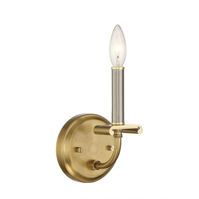 Craftmade - 54861-BNKSB - One Light Wall Sconce - Stanza - Brushed Polished Nickel/Satin Brass