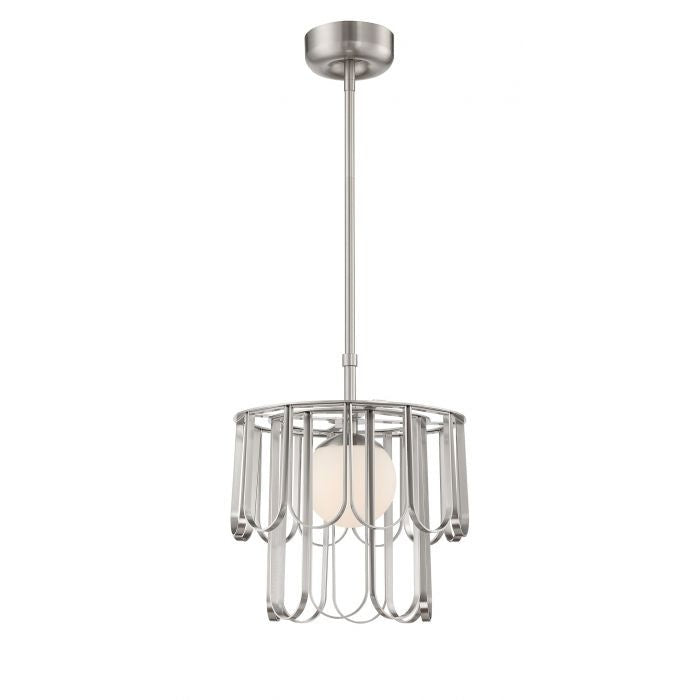 Craftmade - 54993-BNK - One Light Pendant - Melody - Brushed Polished Nickel