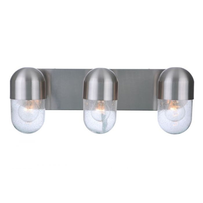 Craftmade - 55003-BNK - Three Light Vanity - Pill - Brushed Polished Nickel