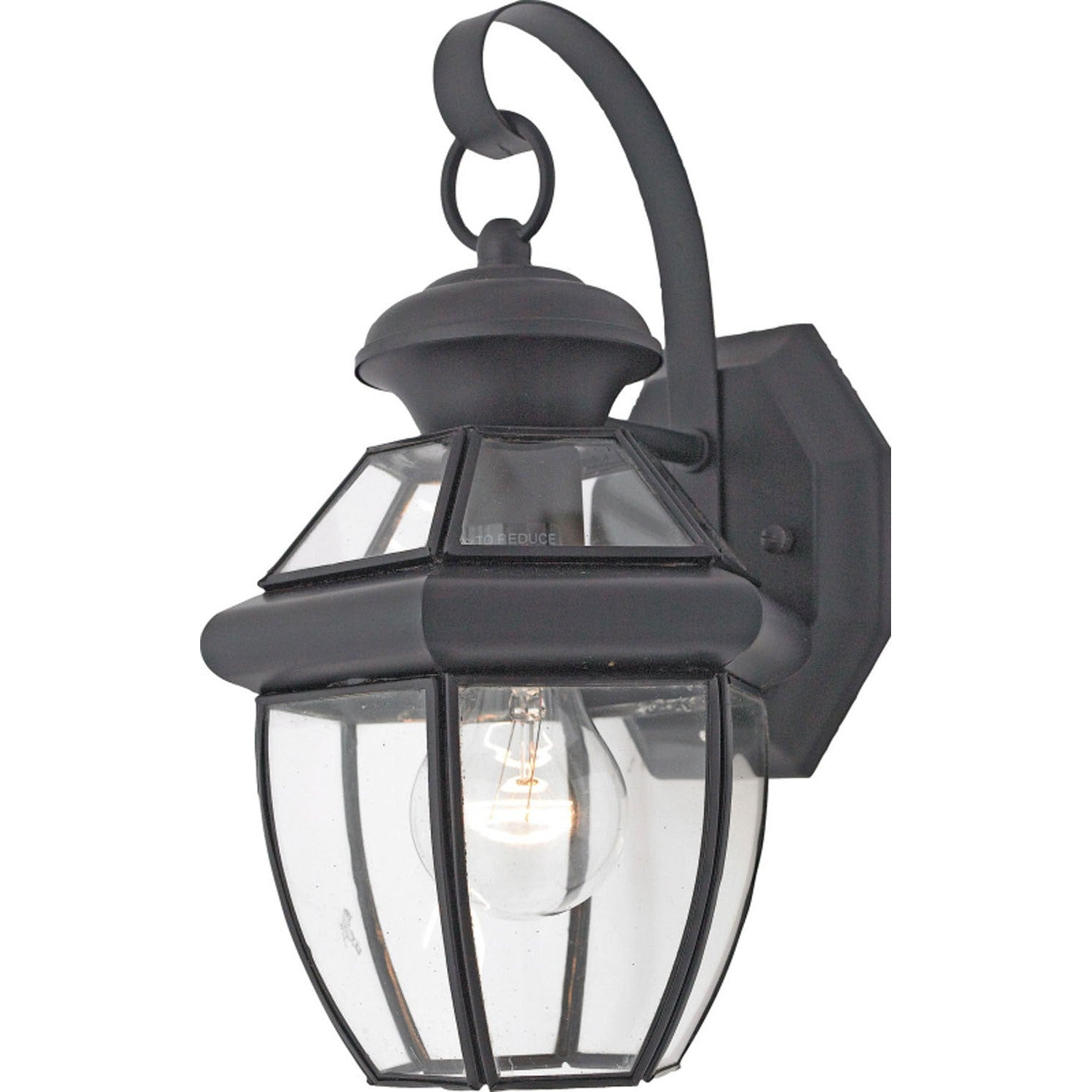 Quoizel - NY8315K - One Light Outdoor Wall Lantern - Newbury - Mystic Black