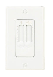 Craftmade - CM-7W-LED - Wall Control - 4 Speed Fan/Light Control - White