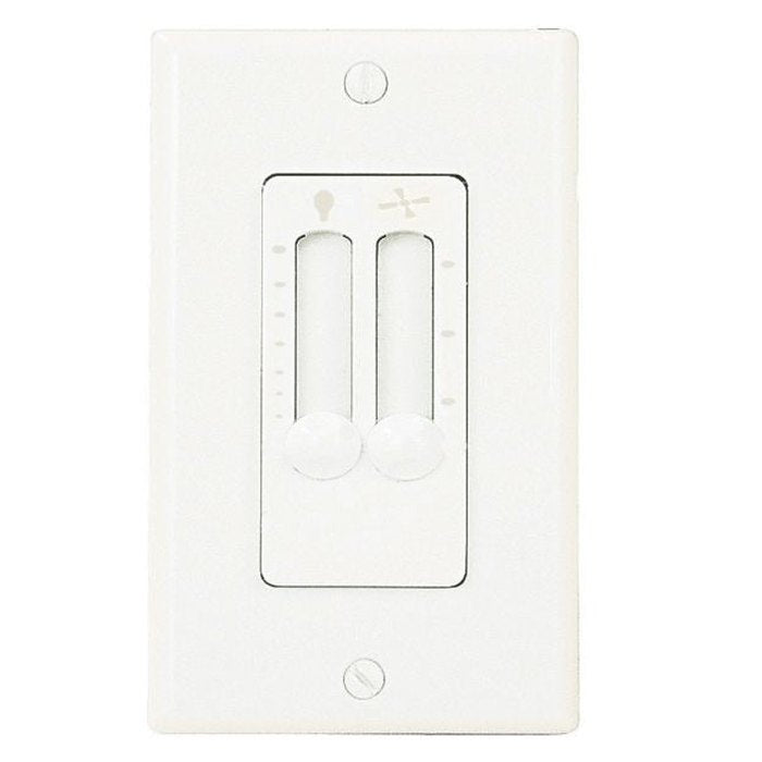 Craftmade - CM-7W-LED - Wall Control - 4 Speed Fan/Light Control - White