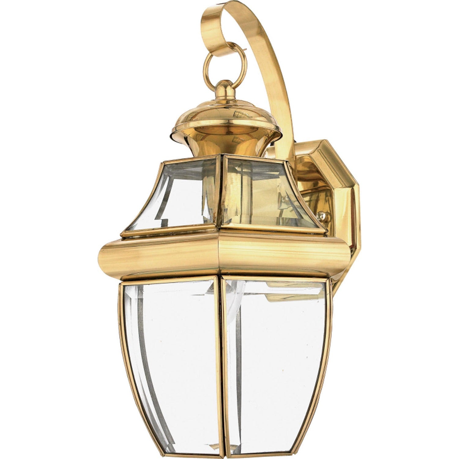 Quoizel - NY8316B - One Light Outdoor Wall Lantern - Newbury - Polished Brass