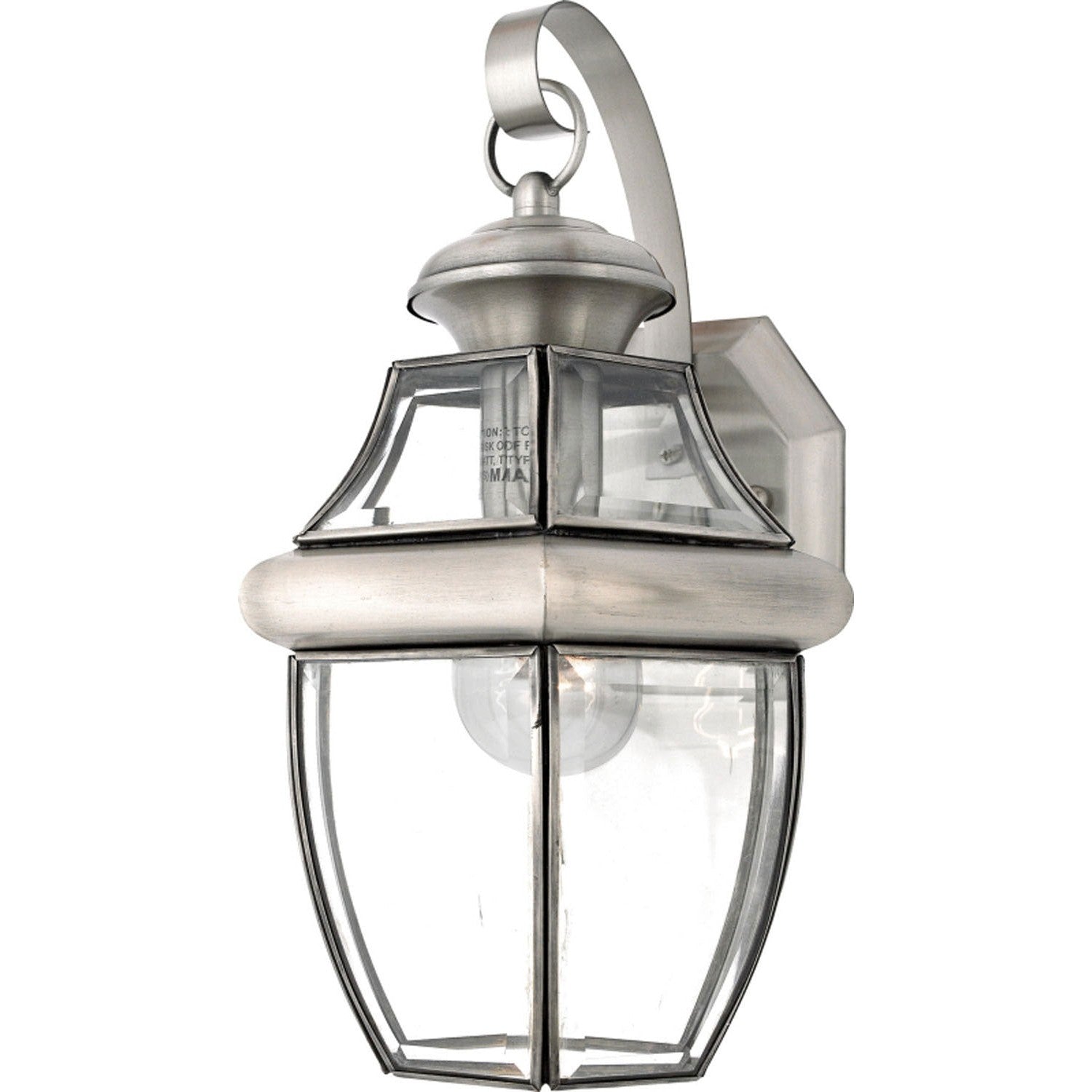 Quoizel - NY8316P - One Light Outdoor Wall Lantern - Newbury - Pewter