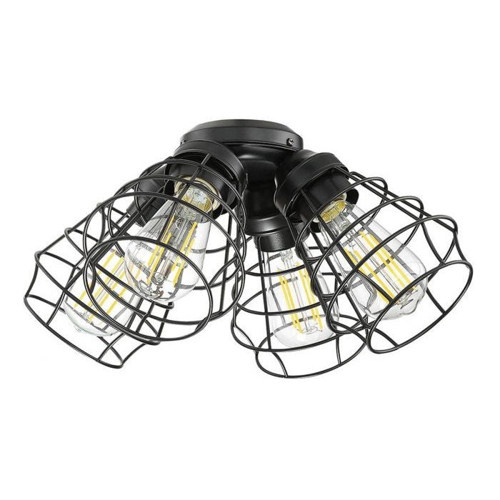 Craftmade - LK405101-FB-LED - LED Fan Light Kit - Light Kit-Armed - Flat Black