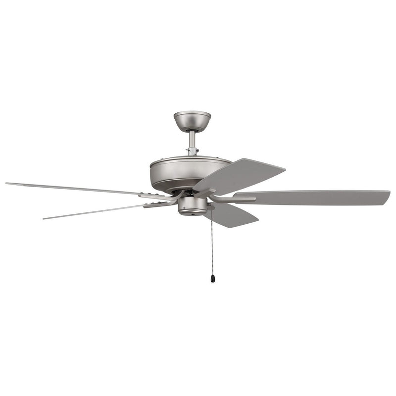 Craftmade - P52BN5-52BNGW - 52"Ceiling Fan - Pro Plus 52 Fan - Brushed Nickel