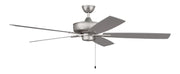 Craftmade - S60BN5-60BNGW - 60"Ceiling Fan - Super Pro 60 - Brushed Nickel