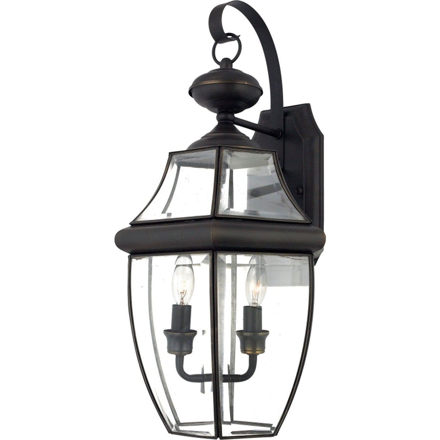 Quoizel - NY8317Z - Two Light Outdoor Wall Lantern - Newbury - Medici Bronze