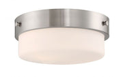 Craftmade - X3212-BNK - Two Light Flushmount - Oak Street - Brushed Polished Nickel
