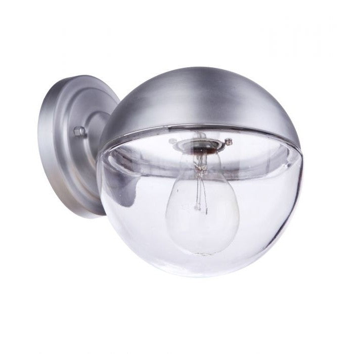 Craftmade - ZA3404-SA - One Light Outdoor Wall Mount - Evie - Satin Aluminum